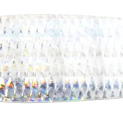 Nichols Lures 9" Ben Parker Super Magnum Flutter Spoon Shattered Glass Silver