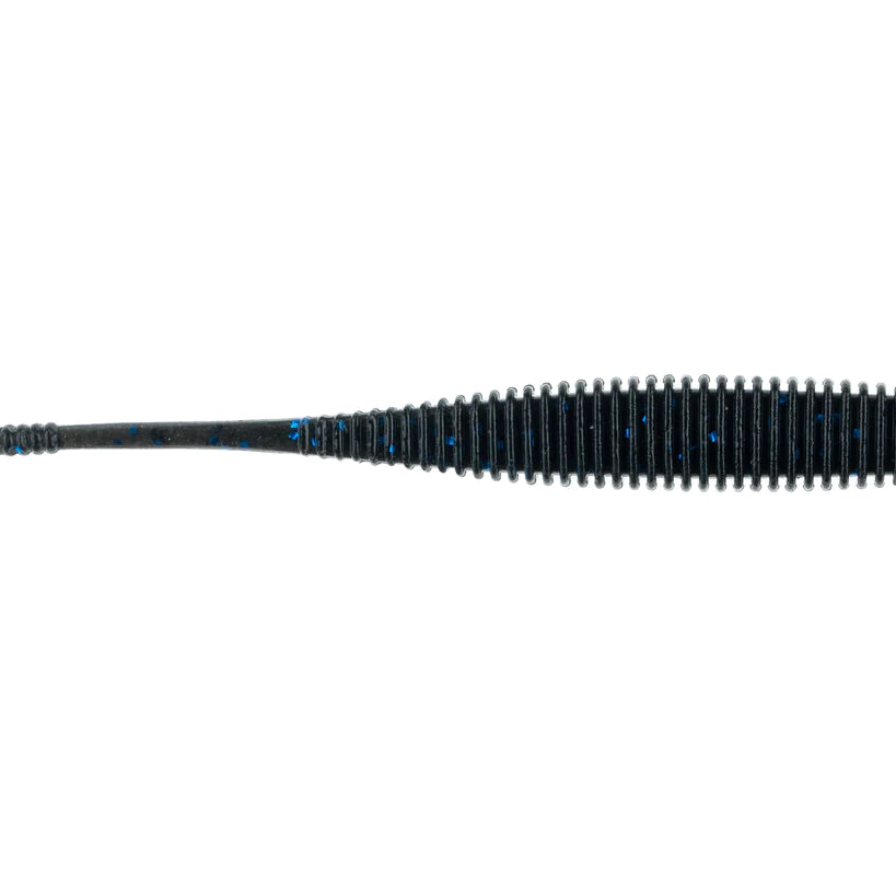 Net Bait Flat Sided Shad 4.5" Black Blue Flake