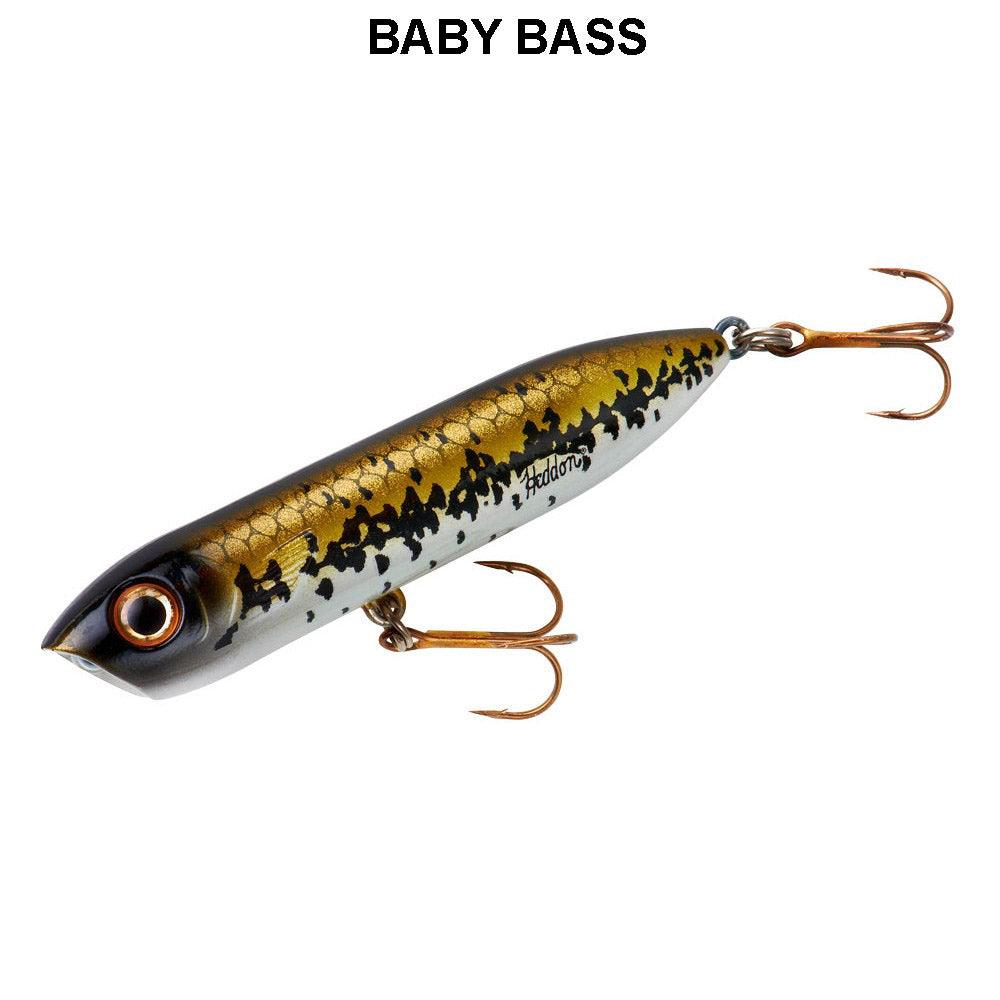 Heddon Chug'n Spook Jr: Baby Bass, Gray, 3-1/2