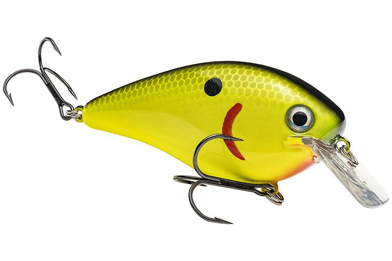 Strike King KVD 4.0 Magnum Squarebill Crankbait Black Back Chartreuse