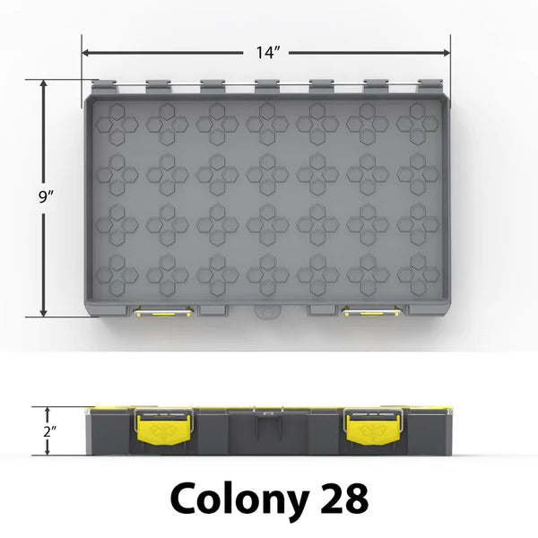 Buzbe Colony 28 Modular Terminal Tackle Box TC28