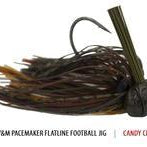 V&M Pacemaker Flatline Football Jig Candy Craw 5 8oz