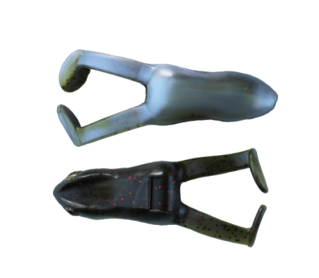 Ribbit Top Toad 3pk Green Pumpkin Silver Pearl (D)