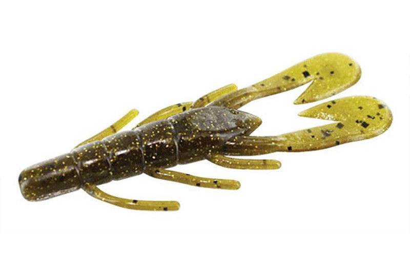 Zoom UltraVibe Speed Craw 3.5" 12pk Green Pumpkin Gold 303 **