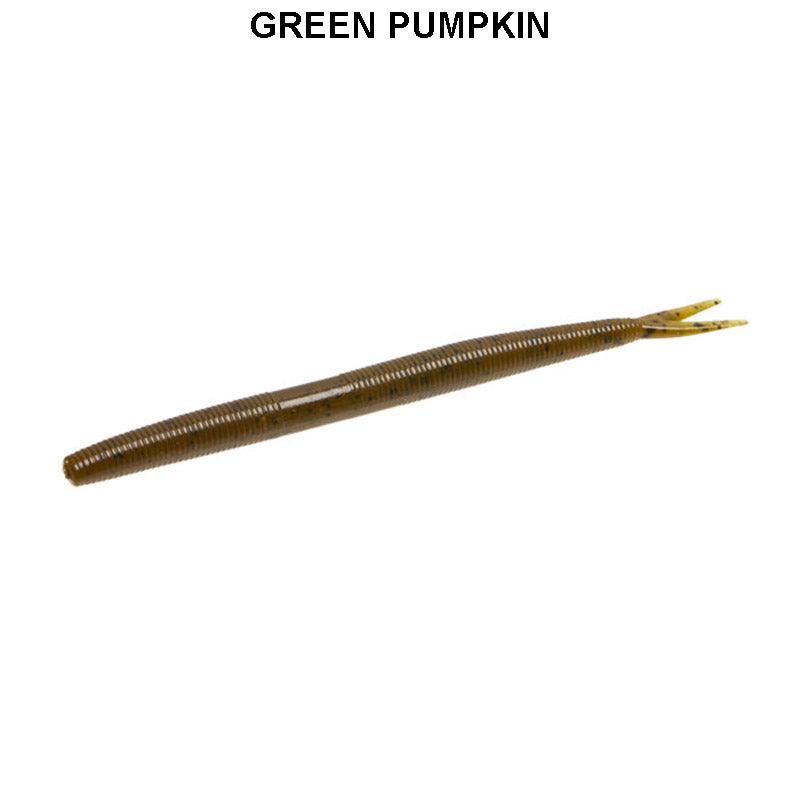Zoom Fluke Stick 10pk Green Pumpkin