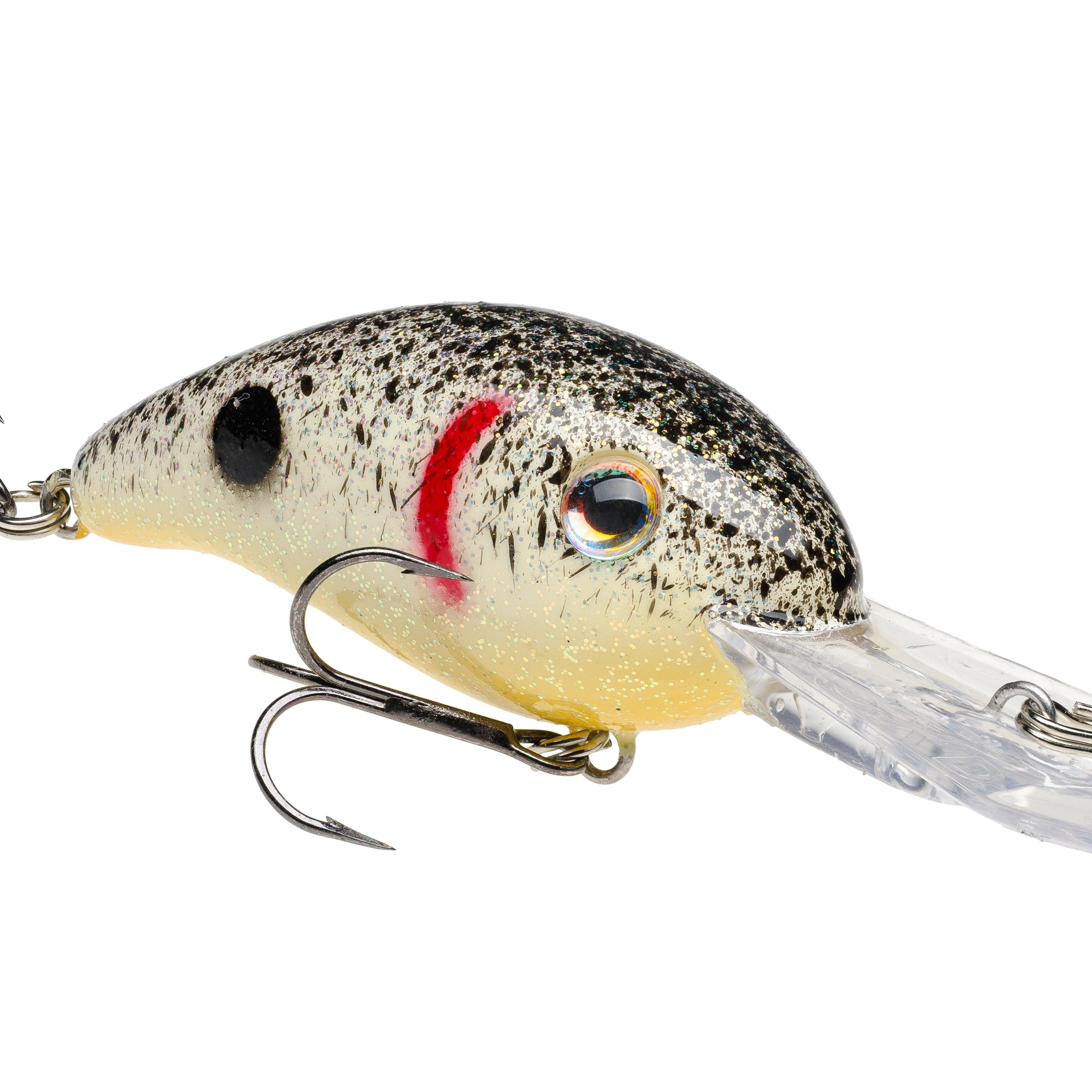 Strike King 3XD Pearl Black Splatter w Chartreuse Belly *