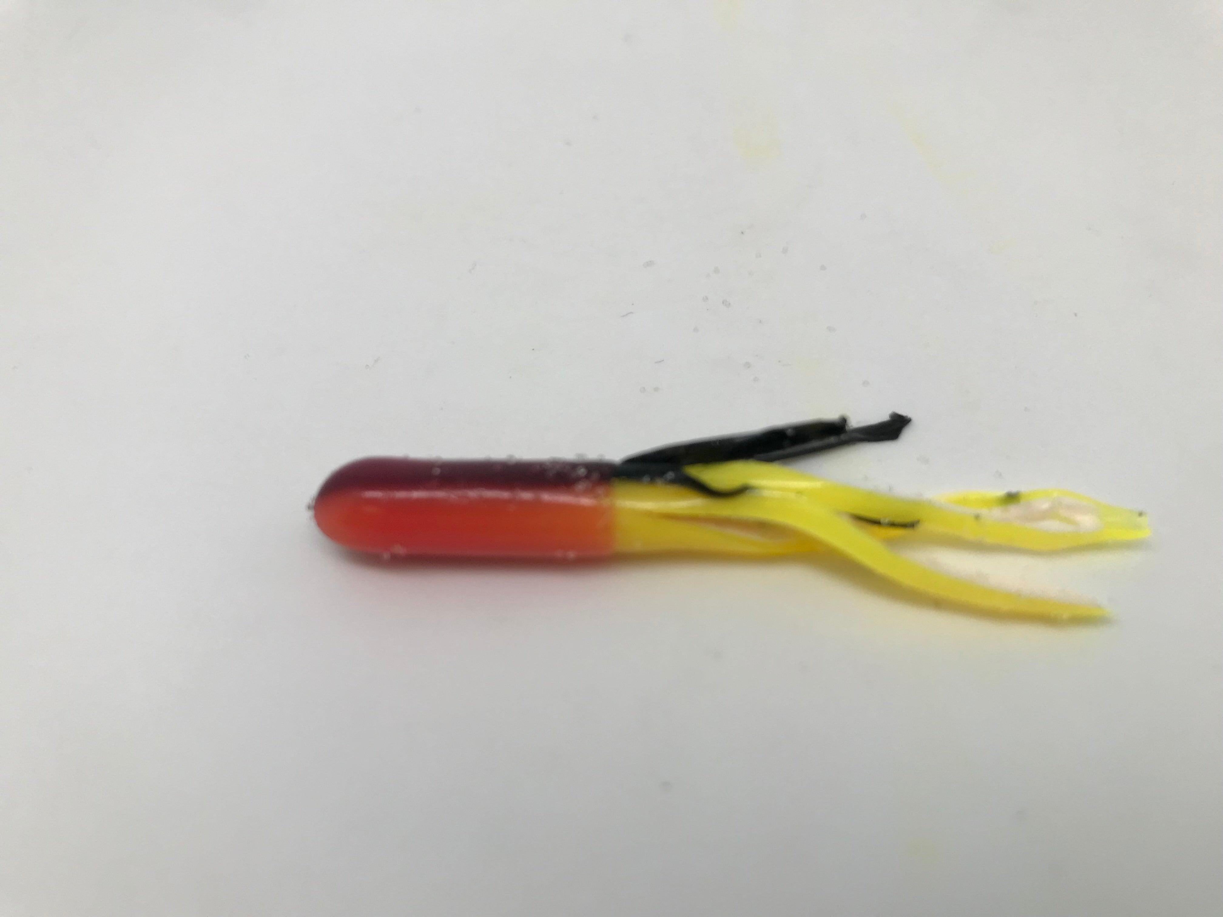 Strike King Tooty Fruity Tube pnk red blk wht 1.5''