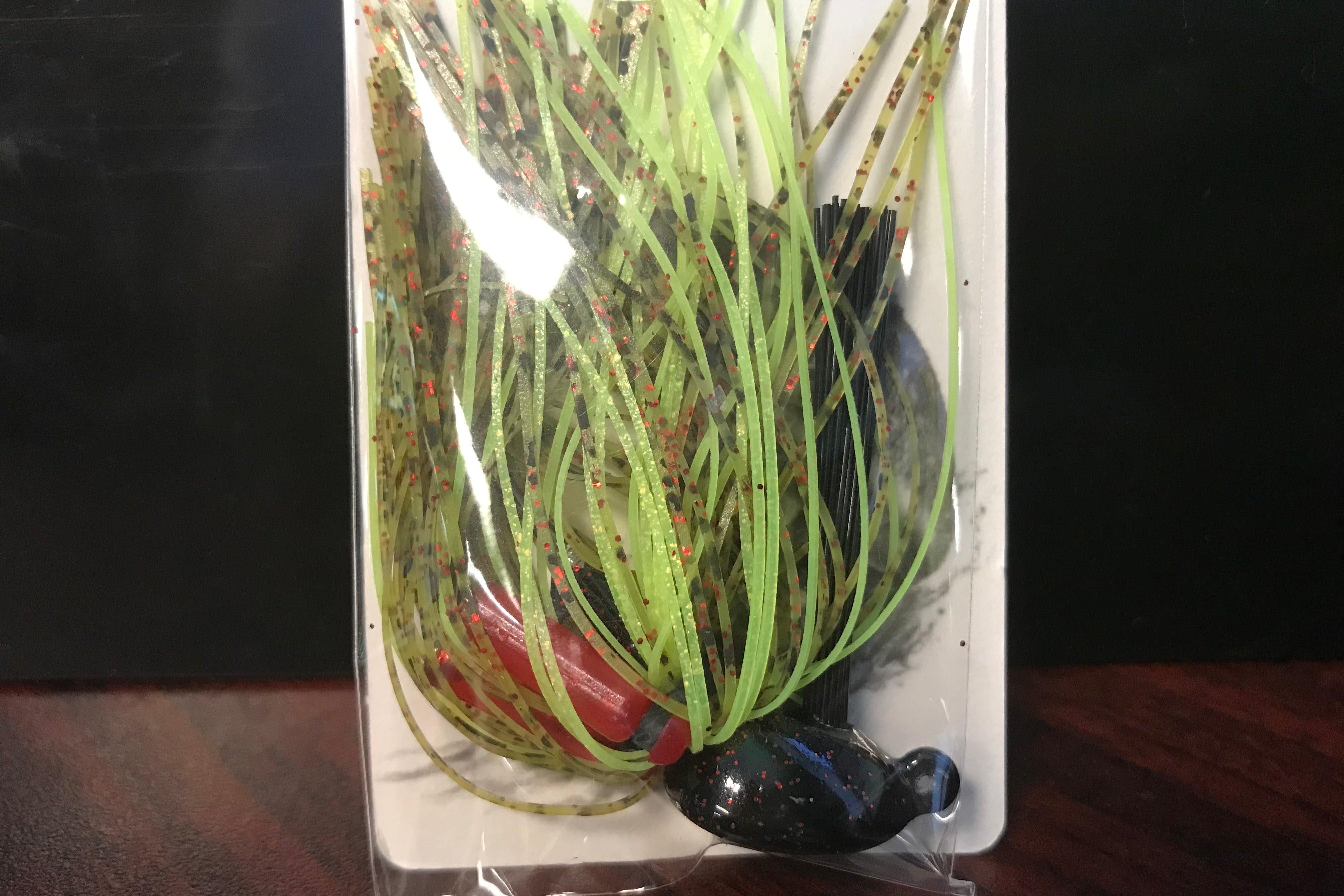 Santone Rattlin' Jig Watermelon Chartreuse Red 3 4oz
