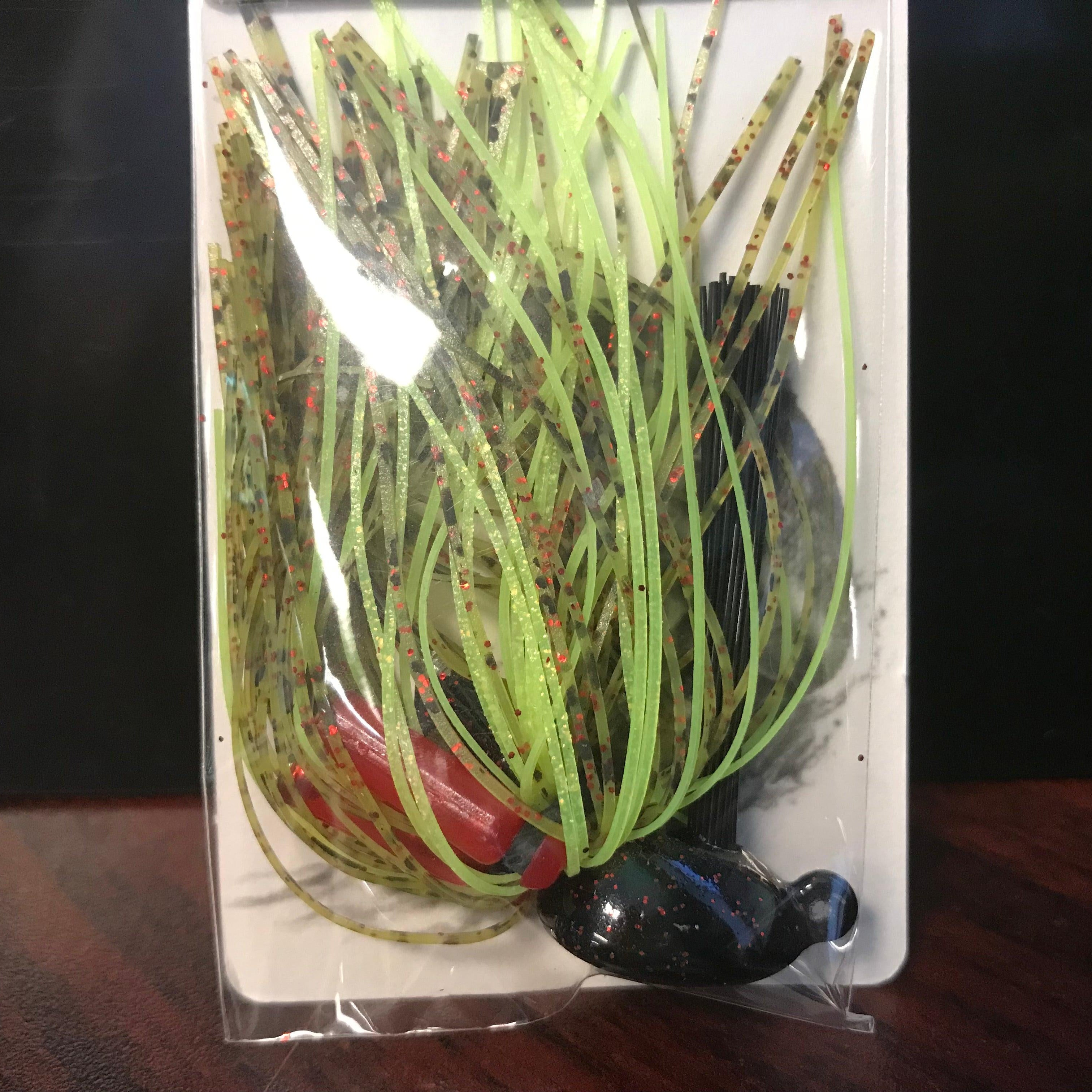 Santone Rattlin' Jig Watermelon Chartreuse Red 3 4oz