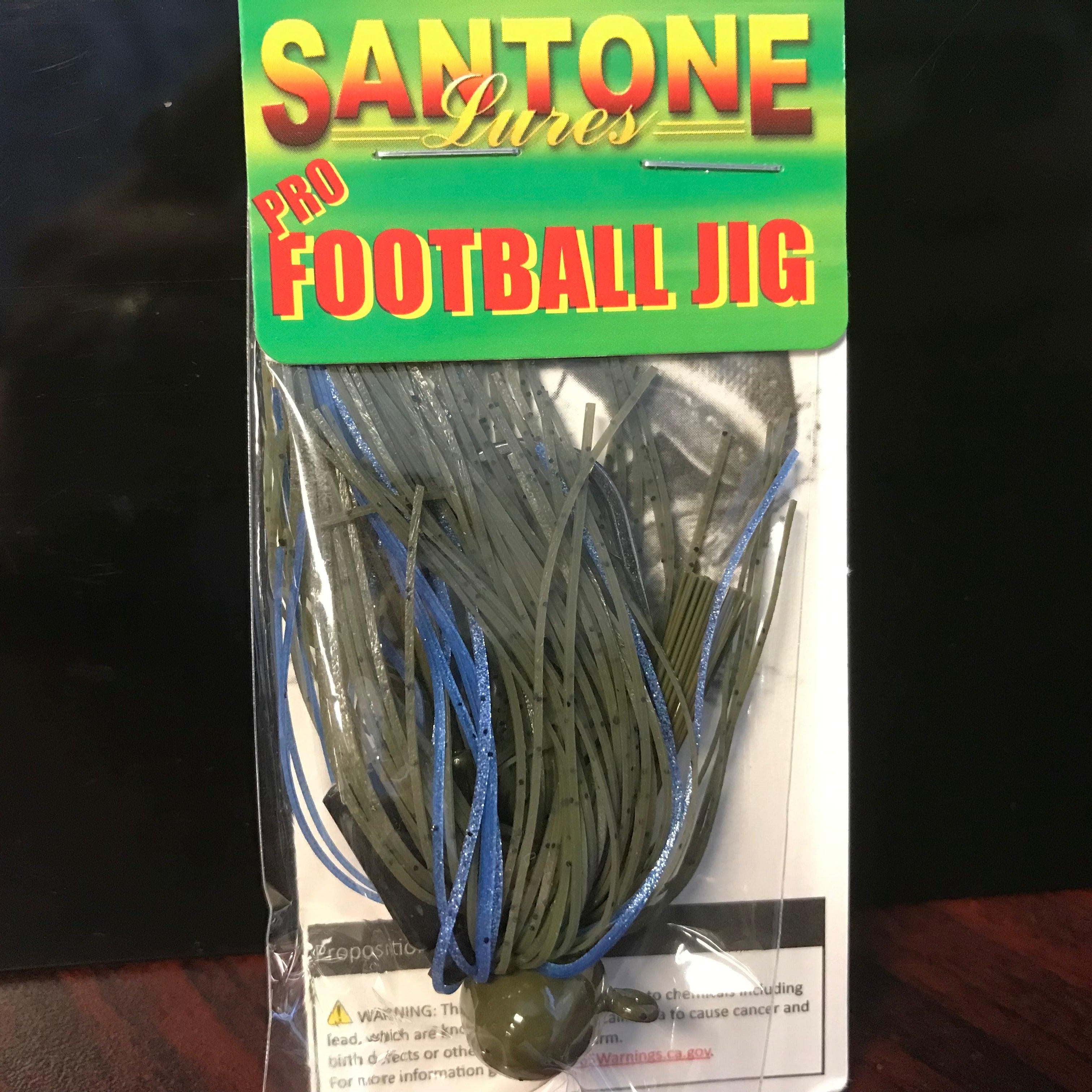 Santone Pro Series Football Jig Bluegrass 1oz