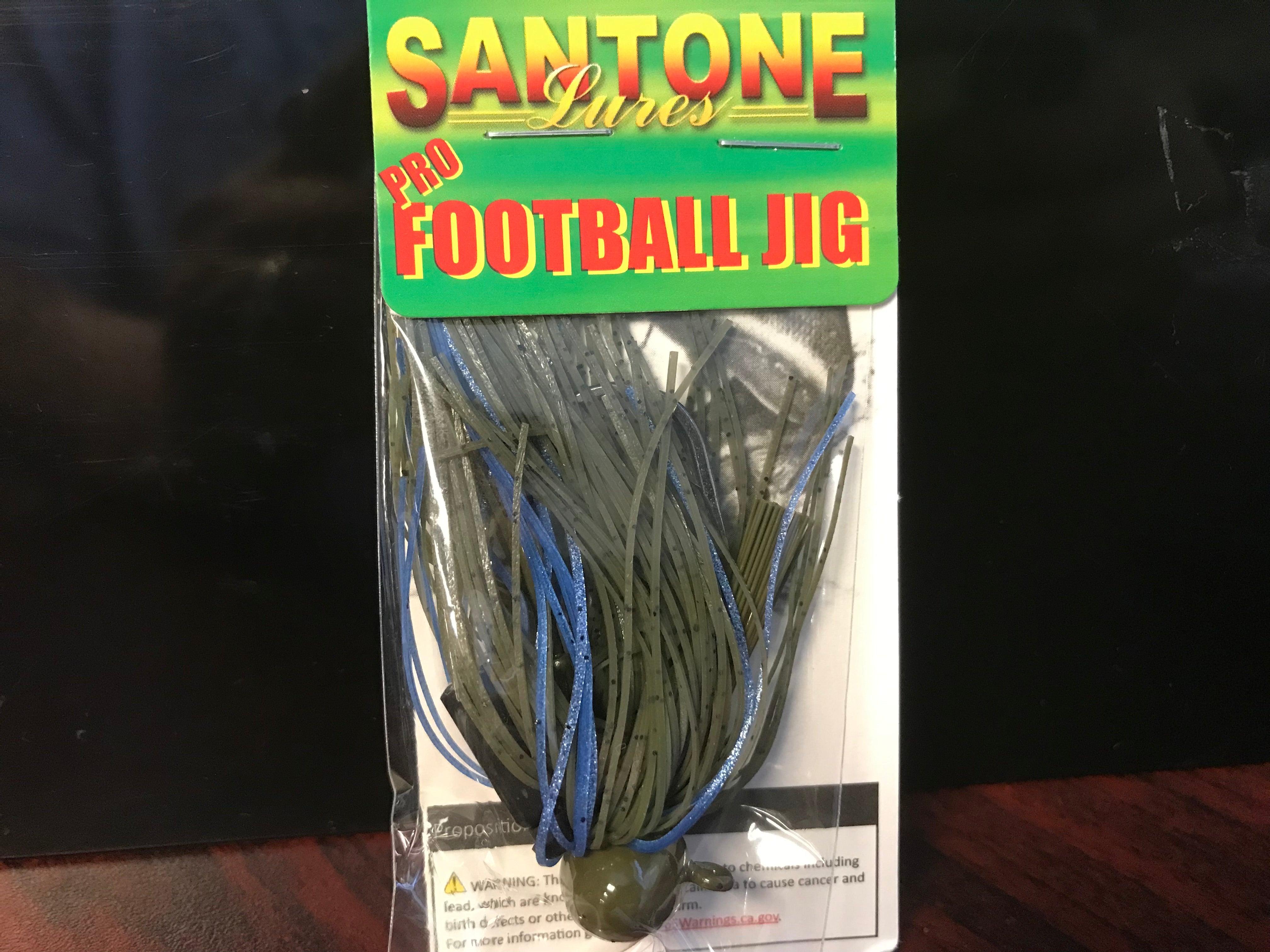 Santone Pro Series Football Jig Bluegrass 3 4oz