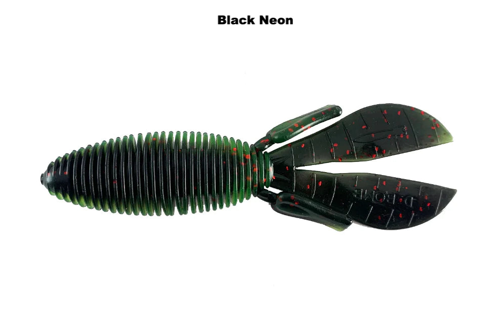 Missile Baits D Bomb Black Neon 4" - 6pk