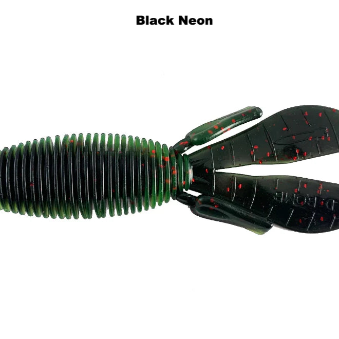 Missile Baits D Bomb Black Neon 4" - 6pk