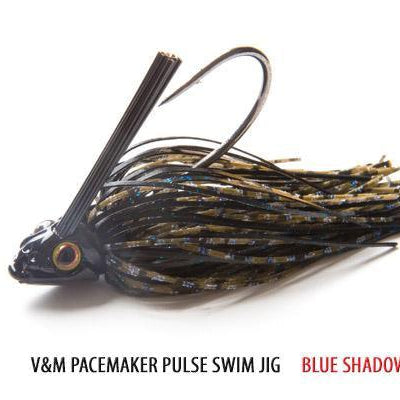 V&M Pacemaker Pulse Swim Jig Blue Shadow