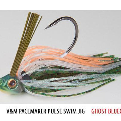 V&M Pacemaker Pulse Swim Jig Ghost Bluegill