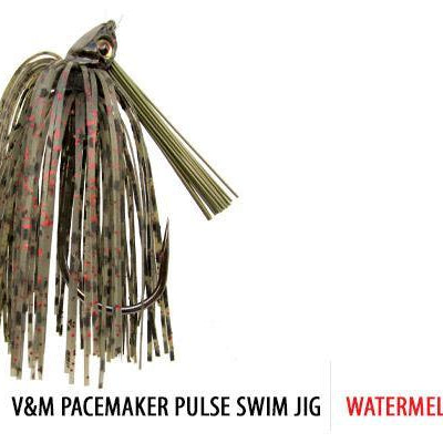 V&M Pacemaker Pulse Swim Jig Watermelon Red