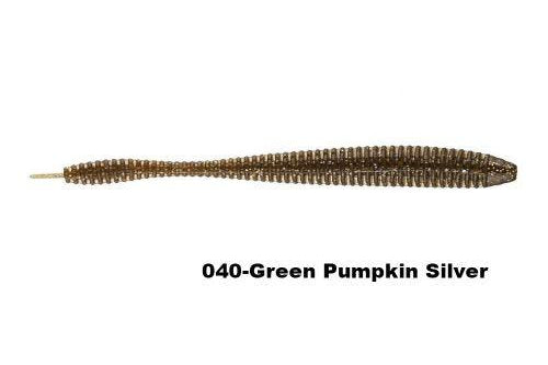 Reins 5″ Bubbling Shaker Green Pumpkin Silver