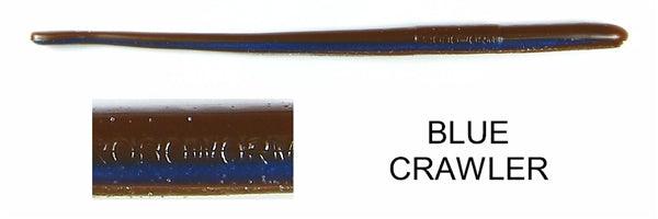 Roboworm Straight Tail 6" Blue Crawler