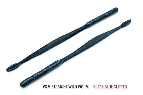 V&M Straight Wild Worm Black Blue**