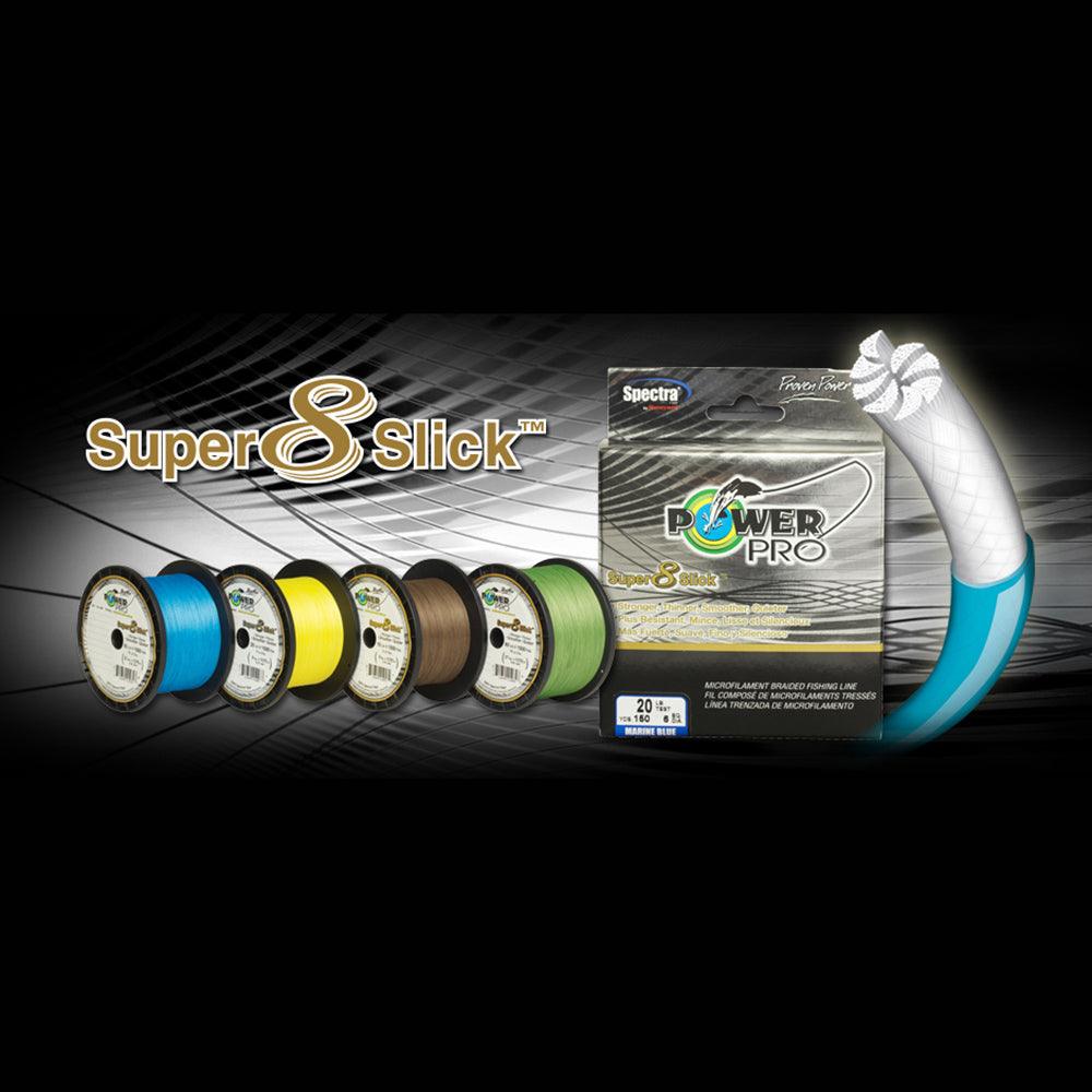 Power Pro Super8Slick Braided Line Aqua Green – Tackle Addict