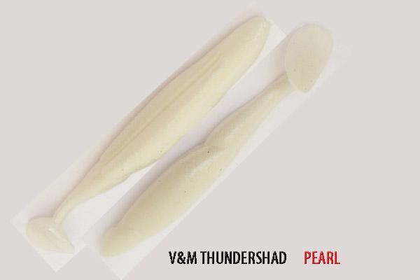 V&M Thunder Shad JR Pearl**