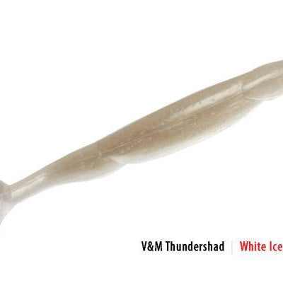 V&M Thunder Shad JR White Ice**