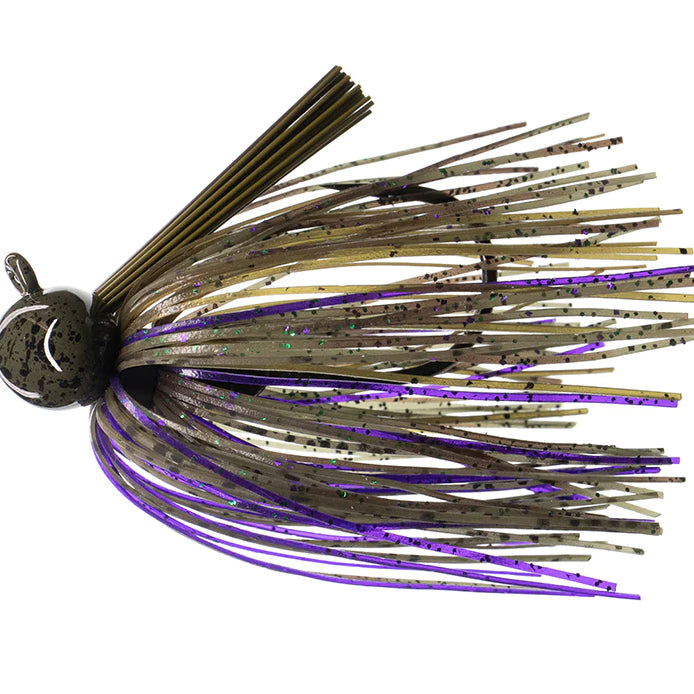 Dirty Jigs Tour Level Skirted Football Jig Green Pumpkin Candy