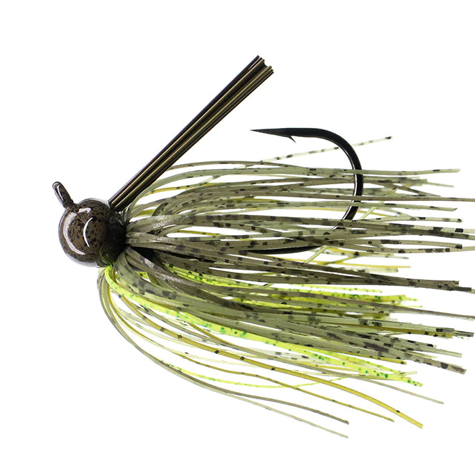Dirty Jigs Tour Level Skirted Football Jig Dirty Chartreuse
