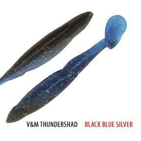 V&M Thunder Shad Black Blue Silver**