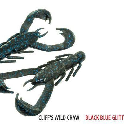 V&M Wild Craw Jr. Black Blue Glitter**