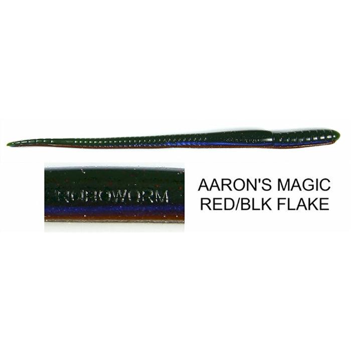 Roboworm Straight Tail 4.5" Aaron's Magic R&B Flk(D)