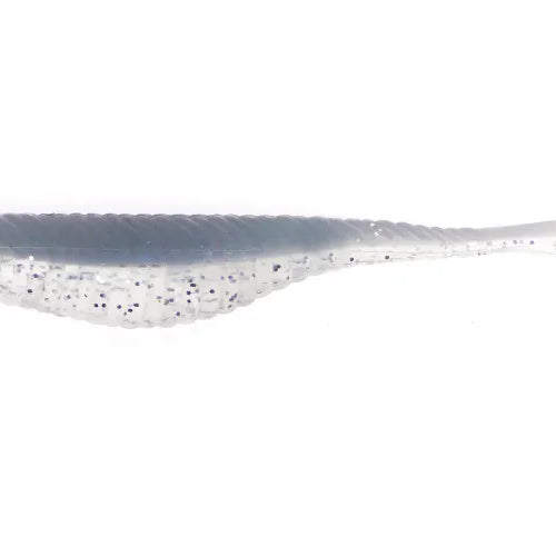 Damiki Armor Shad Paddle Tail Swimbaits 3" PB Silver 2