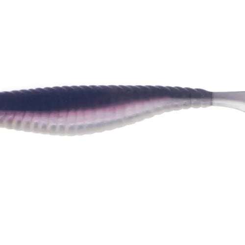 Damiki Armor Shad Paddle Tail Swimbait 4" RP Blue Pearl 2