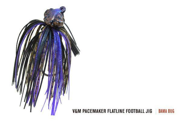V&M Pacemaker Flatline Football Jig Bama Bug