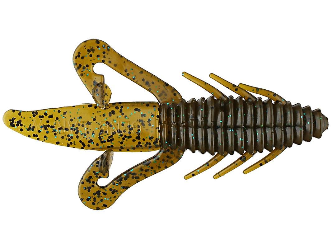 Gene Larew Biffle Bug ** Green Pumpkin Blue Flake