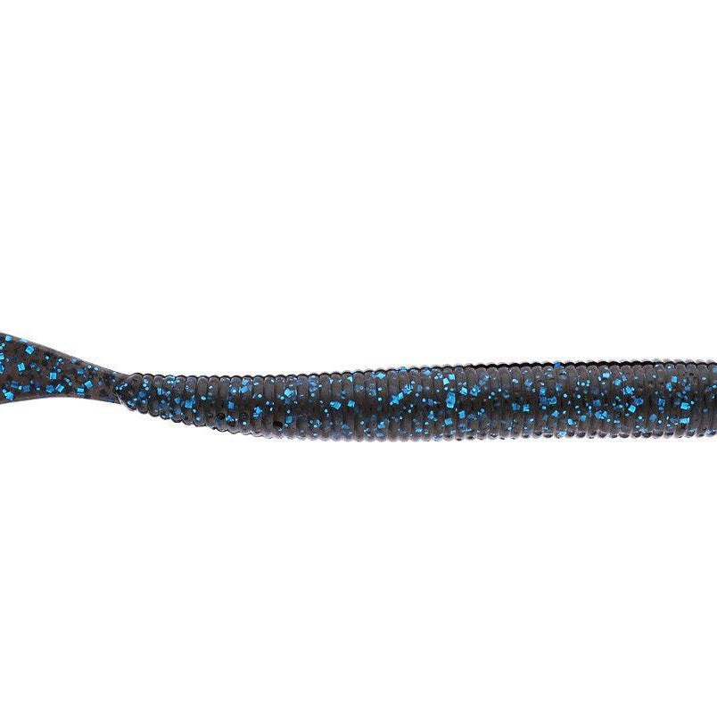 Strike King Rage Cut-R-Worm Black Blue Flake