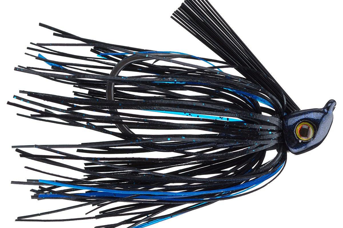 V&M Pacemaker HD Swim Jig Black Blue 1 2