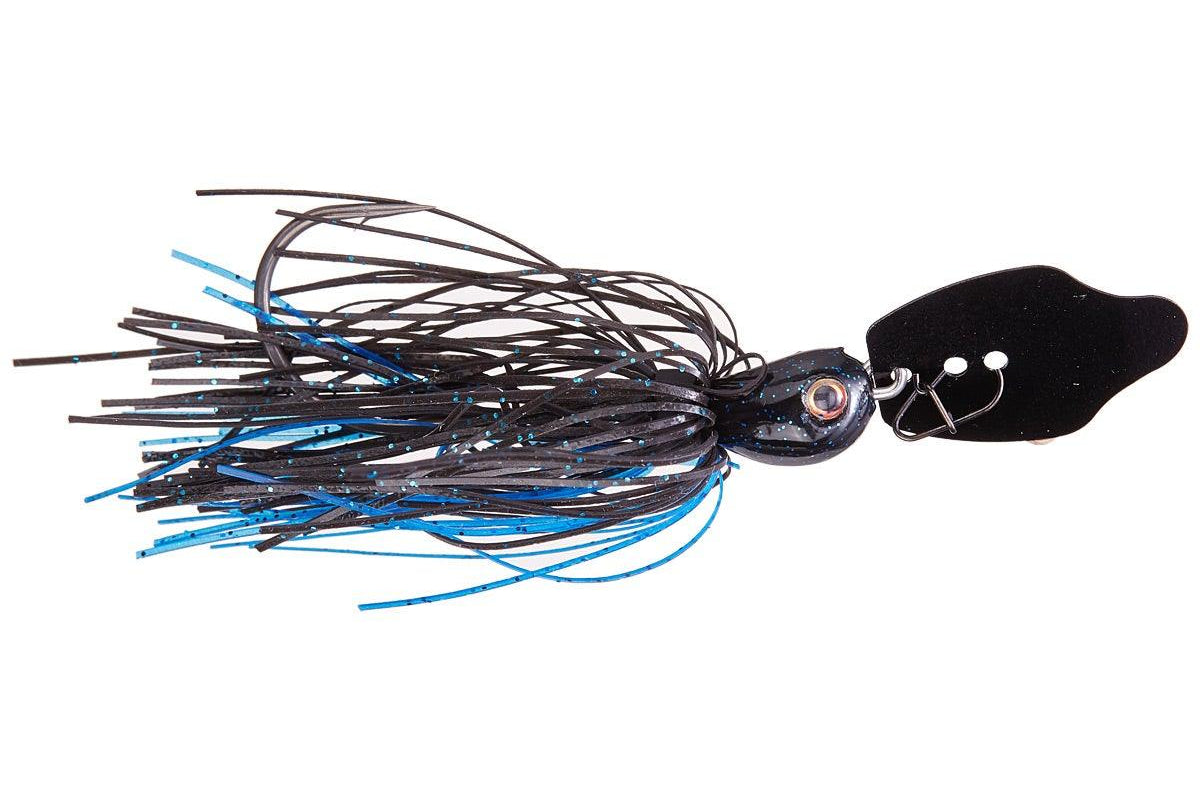 Strike King Thunder Cricket Vibrating Jig Black Blue 3 4oz