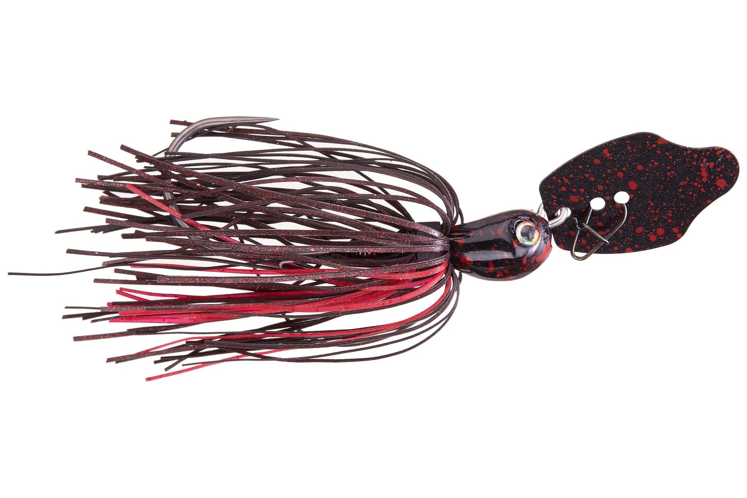 Strike King Thunder Cricket Vibrating Jig Black Widow 3 4oz