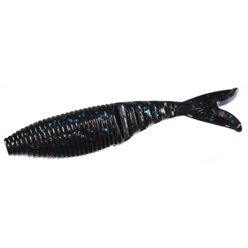 Yamamoto Zako Swimbait 021 - Black w Large Blue Flake