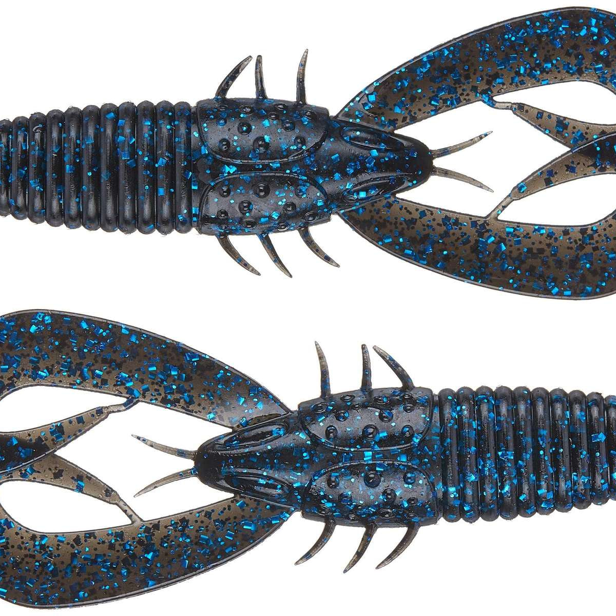 6th Sense Stroker Craw 3.3 Black N Blue Flake