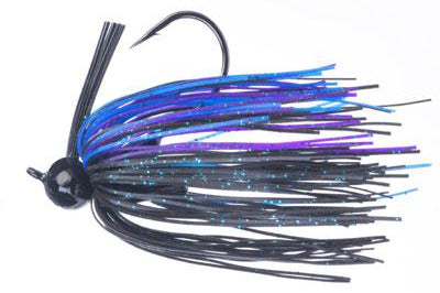 Santone M-Series Football Jig Black Blue Purple 5 8oz