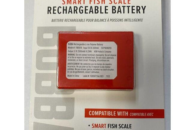 Bubba Smart Fish Scale Rechargeable Battery