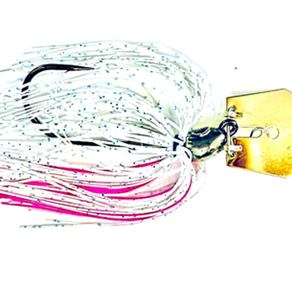 Queen Tackle Tungsten Switch Blade Jig Pink Pixie Dust 1 2oz