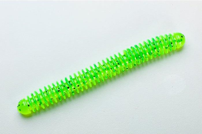 Lake Fork Trophy Lures 4" Ring Fry Chartreuse Pepper **