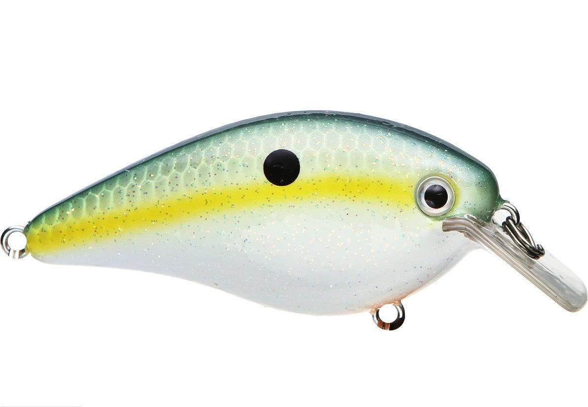 Strike King KVD 2.5 Squrebill Silent Crankbait Chartreuse Sexy Shad