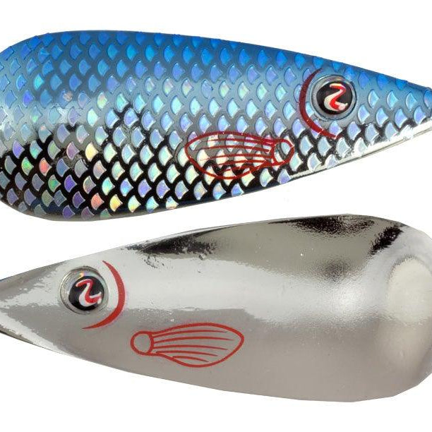 River2Sea Worldwide Spoon 100 Chrome Blue