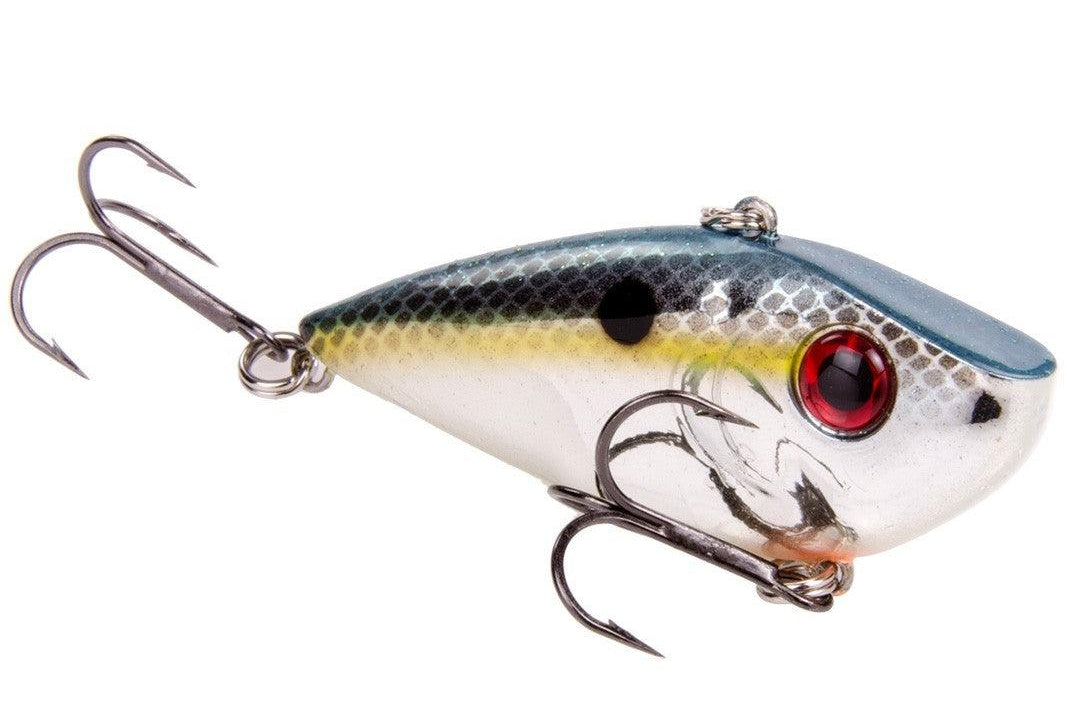 Strike King Red Eye Shad 2-Tap 3/4oz Chrome Sexy Shad