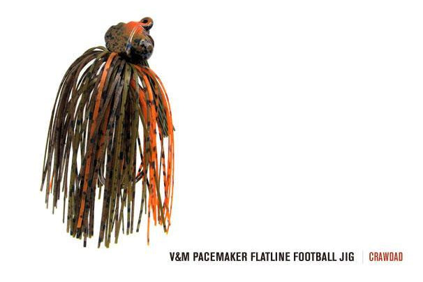 V&M Pacemaker Flatline Football Jig Crawdad