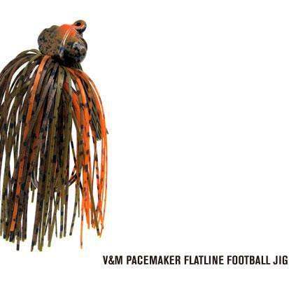 V&M Pacemaker Flatline Football Jig Crawdad